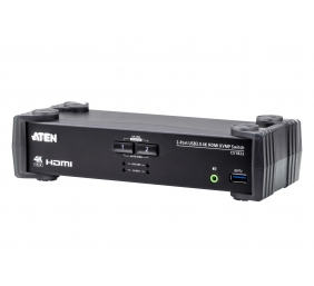Aten 2-Port USB 3.0 4K HDMI KVMP Switch with Audio Mixer Mode | CS1822