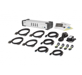 Aten 4-Port USB 3.0 DisplayPort KVMP Switch (Cables included) | CS1914