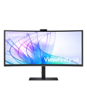Samsung ViewFinity S6 S34C652VAU Monitorius 34'' VA, UWQHD 3440x1440, 5 ms, 350 cd/m2, 100 Hz, Juoda