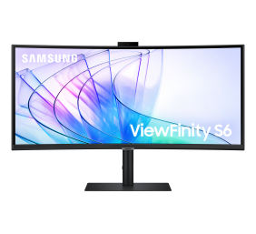 Samsung ViewFinity S6 S34C652VAU Monitorius 34'' VA, UWQHD 3440x1440, 5 ms, 350 cd/m2, 100 Hz, Juoda