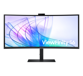Samsung ViewFinity S6 S34C652VAU Monitorius 34'' VA, UWQHD 3440x1440, 5 ms, 350 cd/m2, 100 Hz, Juoda