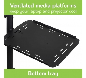 TECHLY Universal Adjustable Trolley