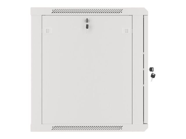 Lanberg | Rack cabinet 19" wall-mount 12U/600x600 for self-assembly with metal door (flat pack) | WF01-6612-00S | Grey