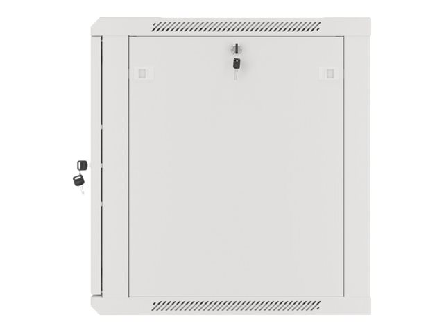 Lanberg | Rack cabinet 19" wall-mount 12U/600x600 for self-assembly with metal door (flat pack) | WF01-6612-00S | Grey