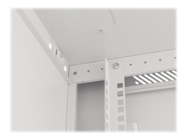 Lanberg | Rack cabinet 19" wall-mount 12U/600x600 for self-assembly with metal door (flat pack) | WF01-6612-00S | Grey