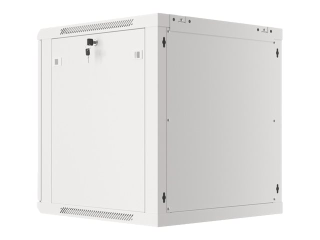 Lanberg | Rack cabinet 19" wall-mount 12U/600x600 for self-assembly with metal door (flat pack) | WF01-6612-00S | Grey