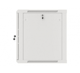 Lanberg | Rack cabinet 19" wall-mount 12U/600x600 for self-assembly with metal door (flat pack) | WF01-6612-00S | Grey