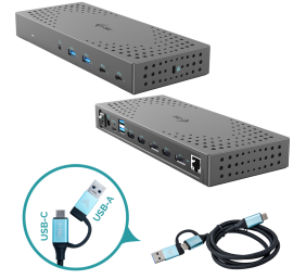 I-TEC USB3.0/USB-C/TB 3x4K Dock G2 PD100