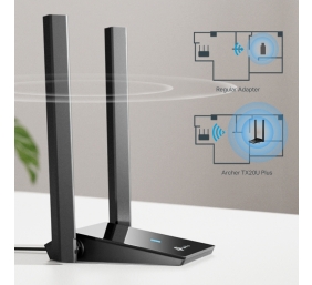 TP-Link Archer TX20U Plus AX1800 Dual Antennas High Gain Wireless USB Adapteris