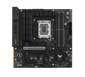 ASUS TUF GAMING B760M-PLUS II | Asus | Processor family Intel B760 | Processor socket 1 x LGA1700 Socket | 4 DIMM slots - DDR5, non-ECC, on-die ECC, unbuffered | Supported hard disk drive interfaces SATA-600 (RAID), 3 x M.2 | Number of SATA connectors 4