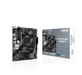 ASUS PRIME A520M-R | Processor family AMD A520 | Processor socket 1 x Socket AM4 | 2 DIMM slots - DDR4, ECC, unbuffered | Supported hard disk drive interfaces SATA-600 (RAID), 1 x M.2 | Number of SATA connectors 4