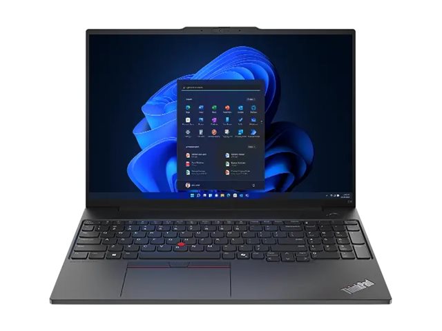 Lenovo | ThinkPad E16 | Black | 16 " | IPS | WUXGA | 1920 x 1200 pixels | Anti-glare | AMD Ryzen 5 | 7535HS | 16 GB | SO-DIMM DDR5 | Solid-state drive capacity 512 GB | AMD Radeon 660M Graphics | Windows 11 Pro | 802.11ax | Bluetooth version 5.3 | Keyboar