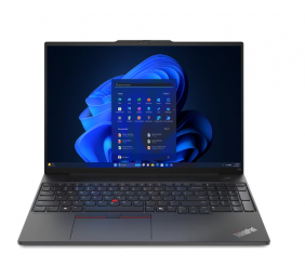 Lenovo | ThinkPad E16 | Black | 16 " | IPS | WUXGA | 1920 x 1200 pixels | Anti-glare | AMD Ryzen 5 | 7535HS | 16 GB | SO-DIMM DDR5 | Solid-state drive capacity 512 GB | AMD Radeon 660M Graphics | Windows 11 Pro | 802.11ax | Bluetooth version 5.3 | Keyboar