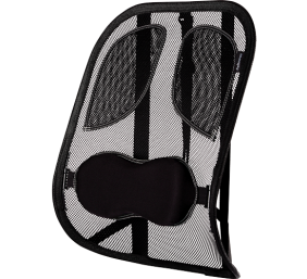 Fellowes | Professional back support with mesh Professional Series | Graphite | Depth 195 mm | Height 370 mm | Mesh textile | Width 304 mm
