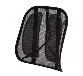 Fellowes | Office Suites mesh back support | Black | Depth 140 mm | Height 512 mm | Mesh textile | Width 439 mm