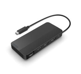 Lenovo | USB-C Dual Display Travel Dock with Adapter | 40B90100EU | Ethernet LAN (RJ-45) ports 1 | DisplayPorts quantity 1 | USB 3.0 (3.1 Gen 1) ports quantity 1 x USB-A 10 Gbps, 2 x USB-C 10 Gbps | HDMI ports quantity 1 | 65 W | Warranty 36 month(s)