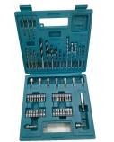 Grąžtų ir atsuktuvo antgalių rinkinys Makita E-11829 Drill &amp; Bit Set 60 pcs