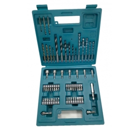 Grąžtų ir atsuktuvo antgalių rinkinys Makita E-11829 Drill &amp; Bit Set 60 pcs