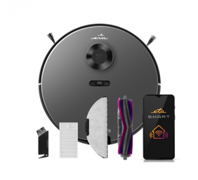 ETA | Robot Vacuum Cleaner | Aurum PRO ETA624190000 | Wet&Dry | Operating time (max) 240 min | Li-ion | 5200 mAh | Dust capacity 0.25 L | Grey