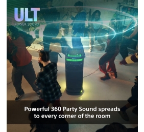 Sony | Party Speaker | SRS-ULT1000 ULT TOWER 10 | 139 W | Bluetooth | Black | Portable | Wireless connection