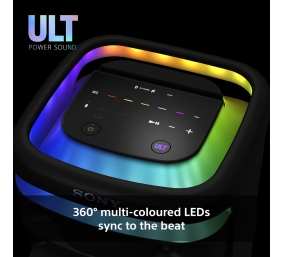 Sony | Party Speaker | SRS-ULT1000 ULT TOWER 10 | 139 W | Bluetooth | Black | Portable | Wireless connection
