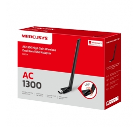 Mercusys AC1300 High Gain Wi-Fi USB Adapter | MA30H