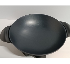 Ecost prekė po grąžinimo, Domo Do-8708W didelis juodas aliuminio elektrinis Wok 5 l