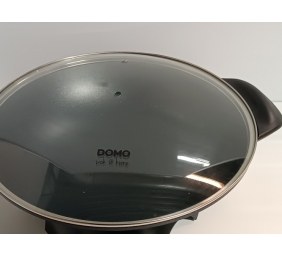 Ecost prekė po grąžinimo, Domo Do-8708W didelis juodas aliuminio elektrinis Wok 5 l
