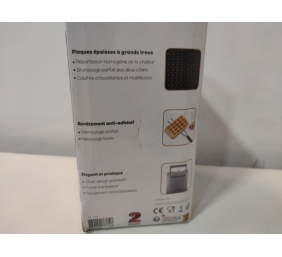 Ecost prekė po grąžinimo, Little Balance 8384 Speed Waffle Iron 1400 - elektrinė vaflinė - tikros be