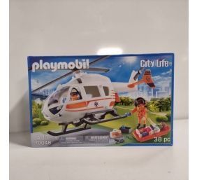 Ecost prekė po grąžinimo Playmobil City Life 70048 Gelbėjimo sraigtasparnis, nuo 4 metų