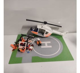 Ecost prekė po grąžinimo Playmobil City Life 70048 Gelbėjimo sraigtasparnis, nuo 4 metų