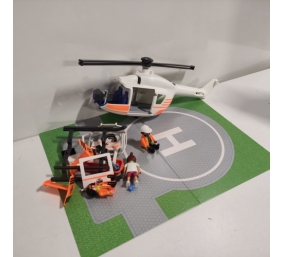 Ecost prekė po grąžinimo Playmobil City Life 70048 Gelbėjimo sraigtasparnis, nuo 4 metų