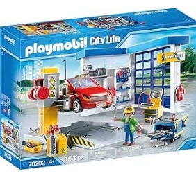 Ecost prekė po grąžinimo Playmobil City Life 70202 Automobilių dirbtuvės, remonto garažas, nuo 4 m.