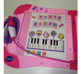 Ecost prekė po grąžinimo Vtech Magibook Deluxe Bundle mokymosi knygų sistema, vienguba, rožinė