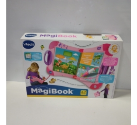 Ecost prekė po grąžinimo Vtech Magibook Deluxe Bundle mokymosi knygų sistema, vienguba, rožinė