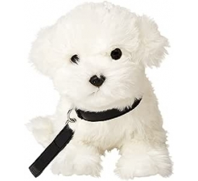 Ecost prekė po grąžinimo Uni-Toys - Maltos maltiečių veislės šuo (su pavadėliu) - Pliušinis šuo, nam