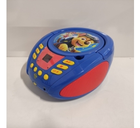 Ecost prekė po grąžinimo Lexibook RCD109PA Paw Patrol Bluetooth kompaktinių diskų grotuvas vaikams