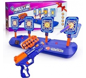 Ecost prekė po grąžinimo Welltin žaislinis pistoletas vaikams, automatiniai taikiniai Skaitmeniniai