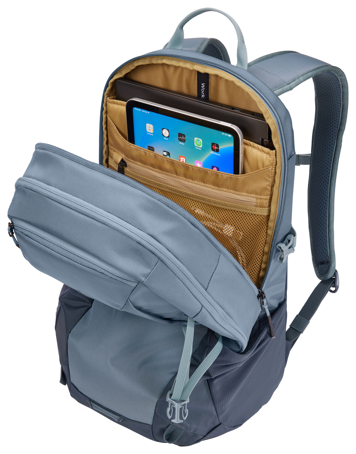 Thule | EnRoute | Backpack 23L | Fits up to size 15.6 " | Laptop backpack | Pond Gray/Dark Slate