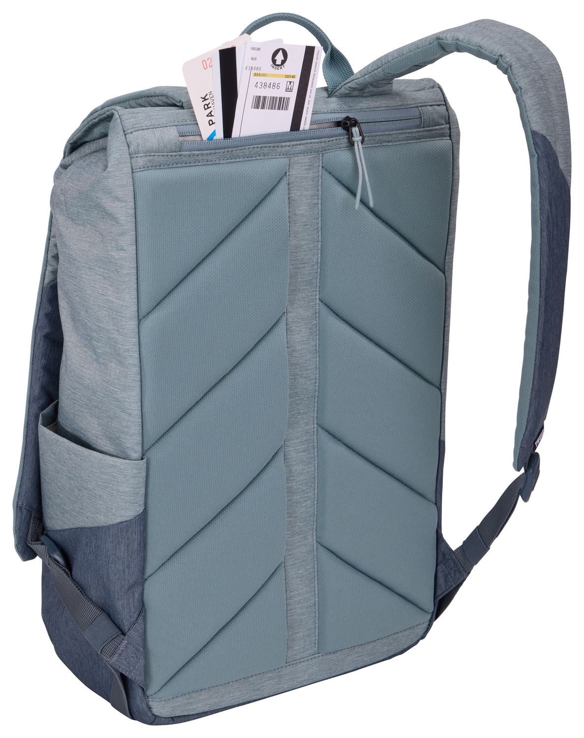 Thule | Lithos | Backpack 16L | Fits up to size 16 " | Laptop backpack | Pond Gray/Dark Slate