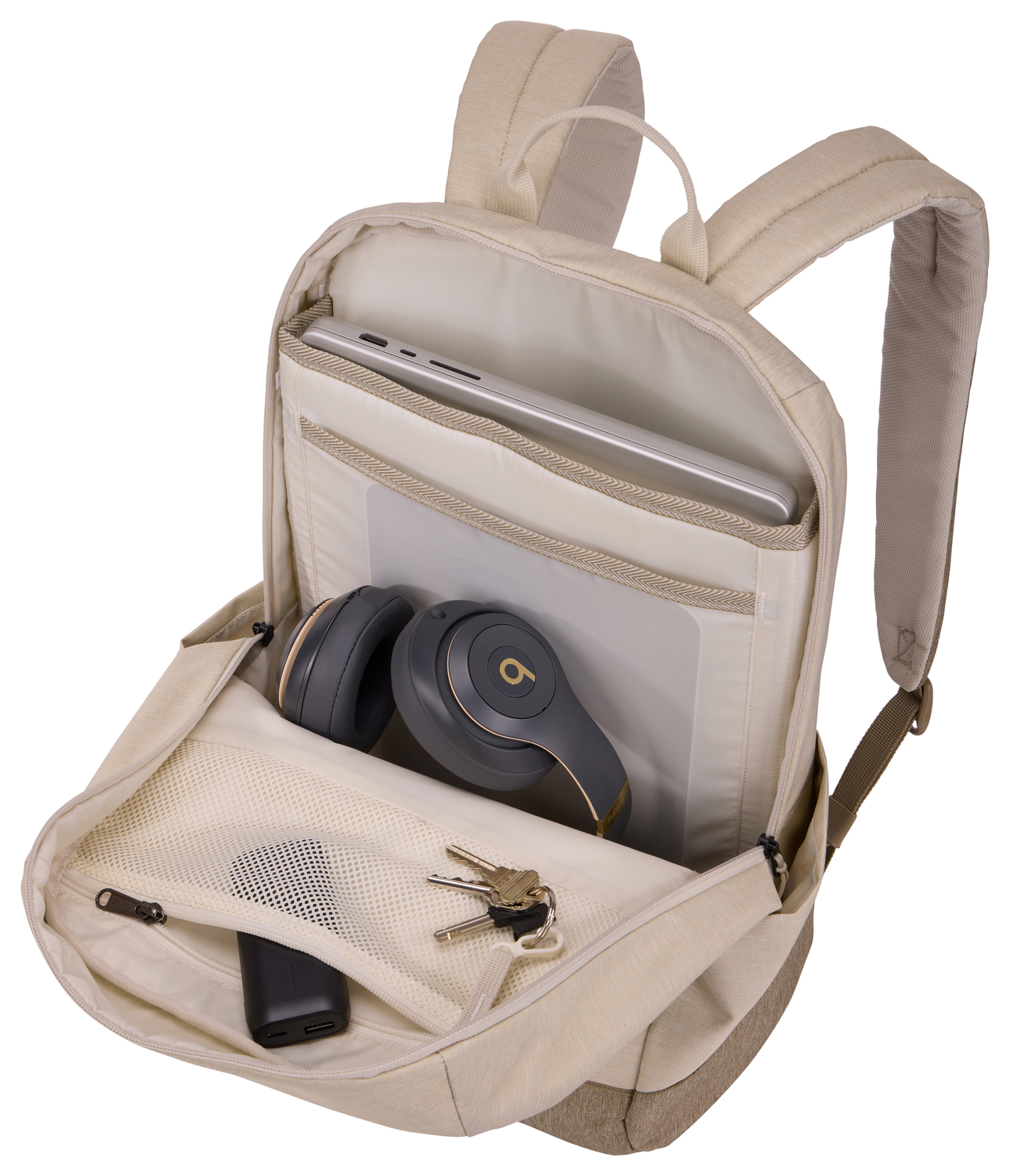 Thule | Lithos | Backpack 20L | Fits up to size 16 " | Laptop backpack | Pelican Gray/Faded Khaki