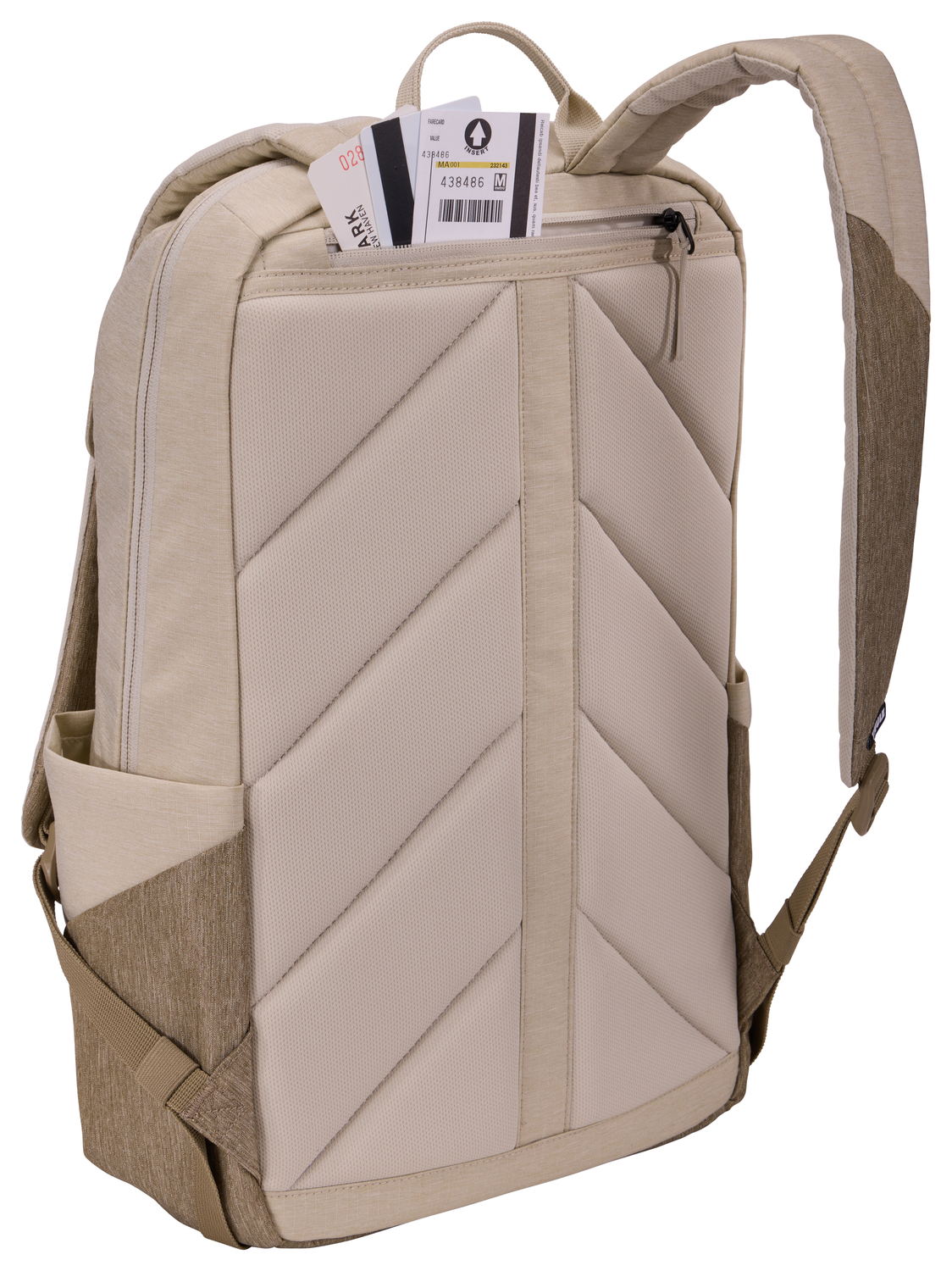 Thule | Lithos | Backpack 20L | Fits up to size 16 " | Laptop backpack | Pelican Gray/Faded Khaki