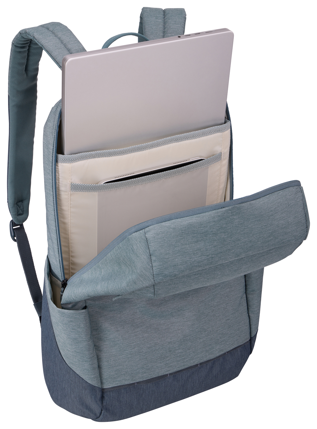 Thule | Lithos | Backpack 20L | Fits up to size 16 " | Laptop backpack | Pond Gray/Dark Slate