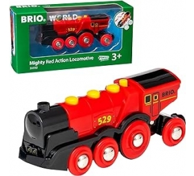 Ecost prekė po grąžinimo Brio World 33592 Raudonasis Lola elektrinis lokomotyvas su šviesa ir garsu