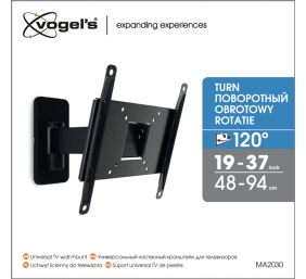 Vogels | Wall mount | MA2030-A1 | Full motion | 19-40 " | Maximum weight (capacity) 15 kg | Black