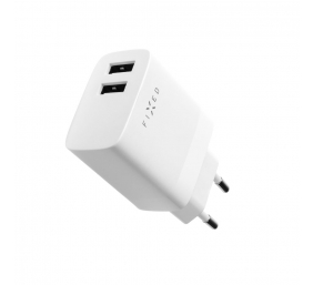 FIXED Dual USB Travel Charger 17W, White | Fixed