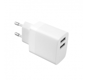 FIXED Dual USB Travel Charger 17W, White | Fixed