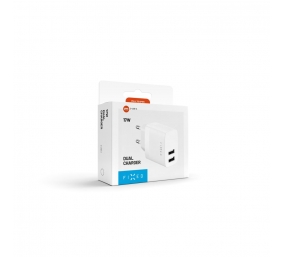 FIXED Dual USB Travel Charger 17W, White | Fixed
