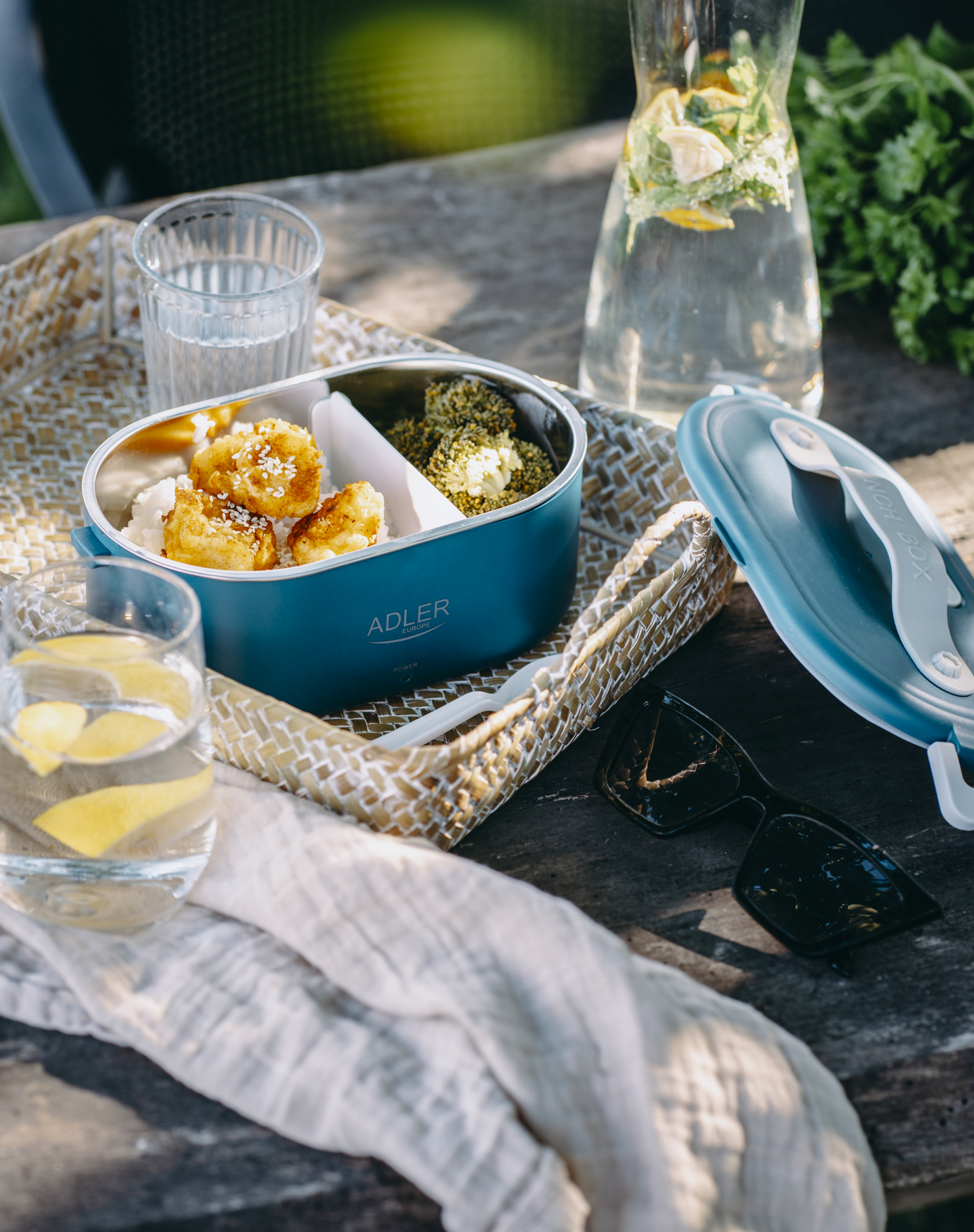 Adler Electric Lunch Box | AD 4505 | Material Plastic | Blue
