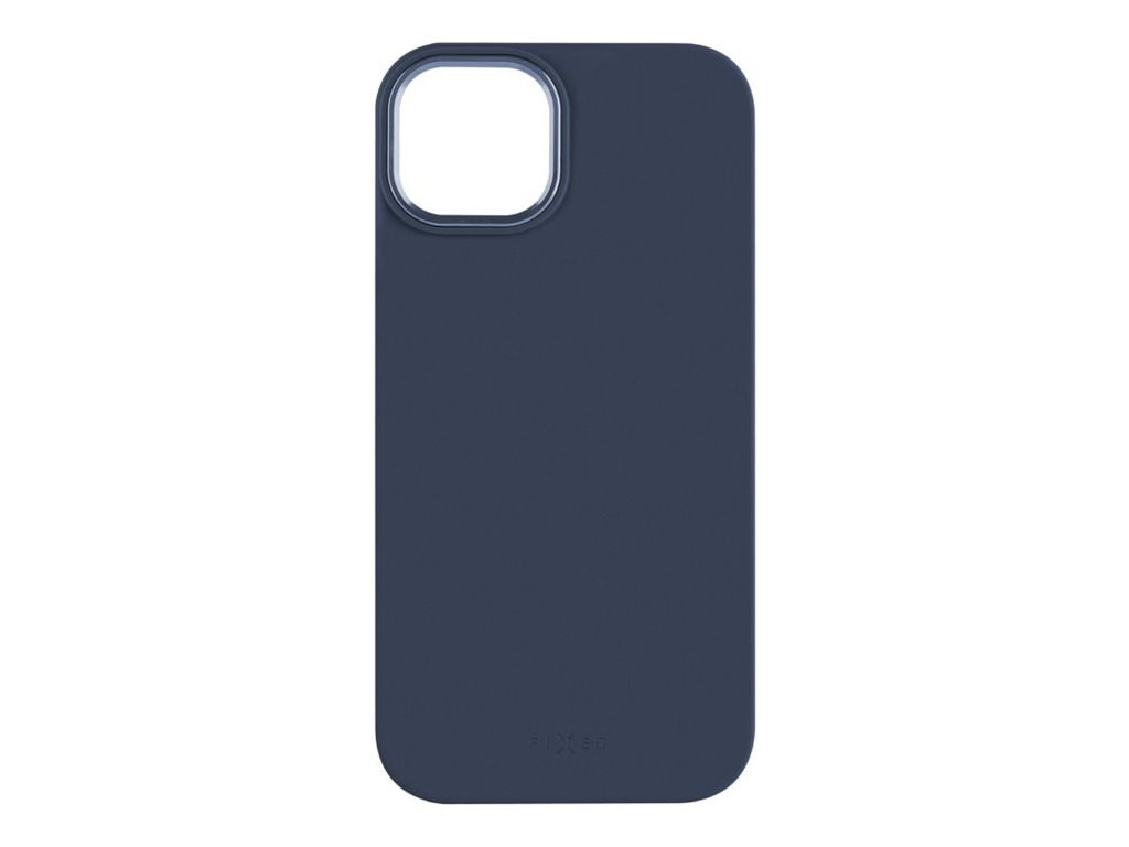 Fixed | MagFlow | Back cover | Apple | iPhone 15 Pro | Liquid silicon | Blue